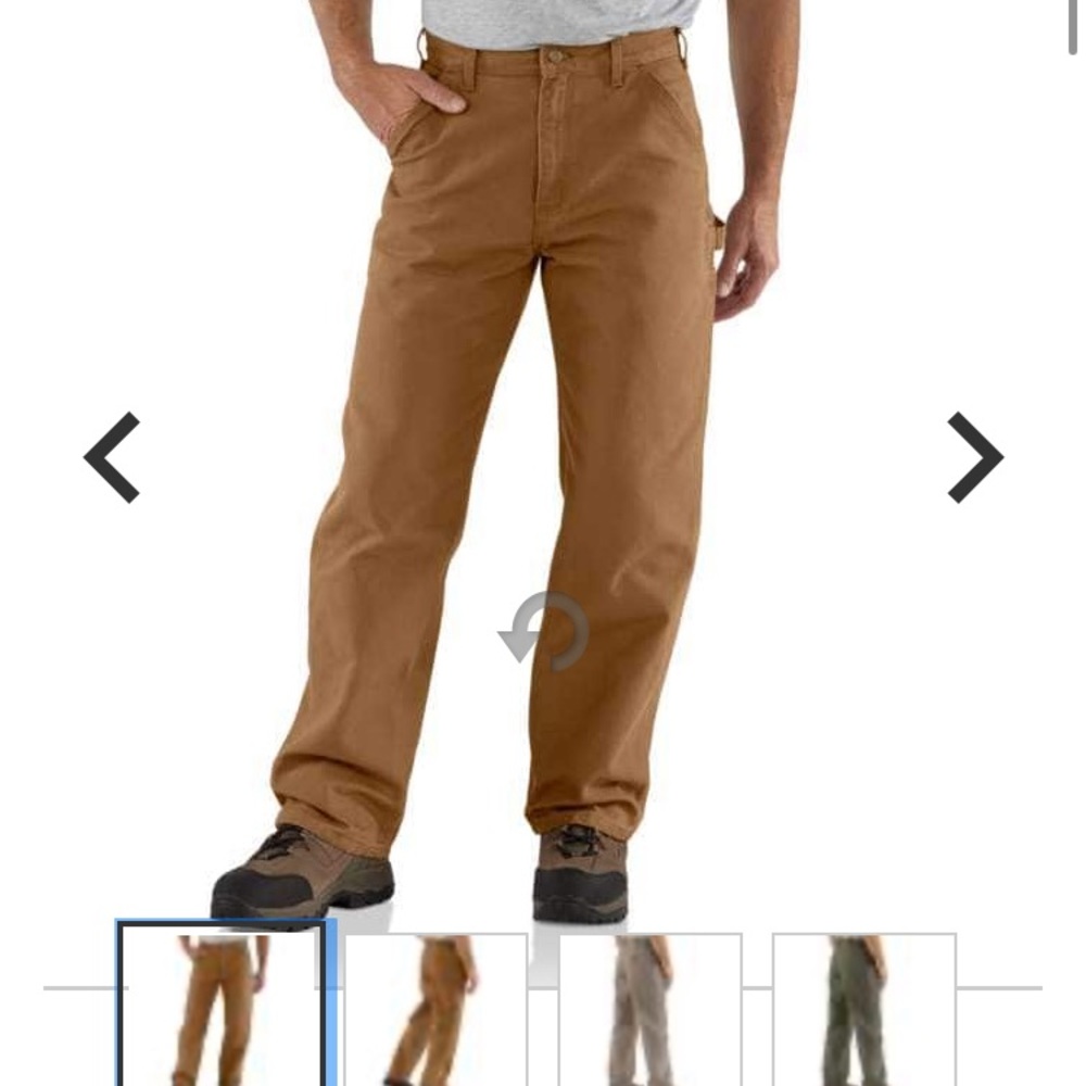 NWOT carhartt work pants brown
